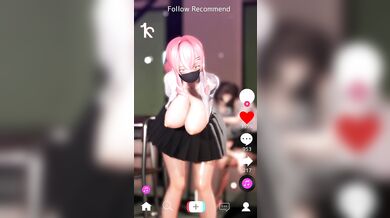 Shy Girl Gets Tik Tok'd by KyaroMMD in a Racy Dance-off