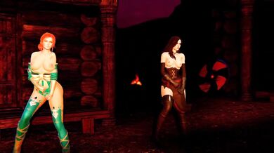 Triss and Yennefer's Anal Adventure: #9
