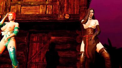 Triss and Yennefer's Anal Adventure: #9