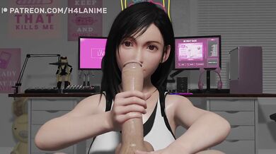 Tifa's Slutty Handjob Adventures