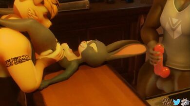 Judy Hopps' MILF Thirst Quenching at the Local Tavern