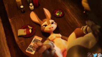 Judy Hopps' MILF Thirst Quenching at the Local Tavern