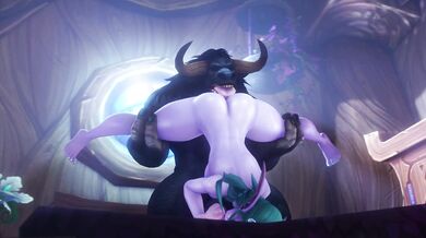 Tauren and Tyrande's Frenzied Lust