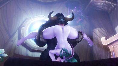 Tauren and Tyrande's Frenzied Lust