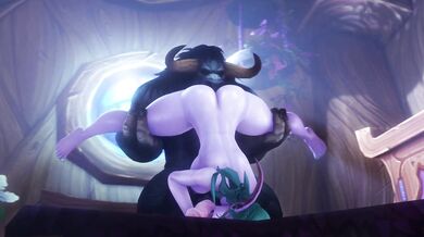 Tauren and Tyrande's Frenzied Lust