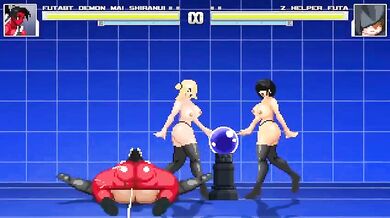 Horny Futanari Bitches Dominate Submissive Slaves in a Fetish Battle Royale!