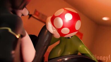 A Furry's Dick Gets Sucked by the Piranha Plant