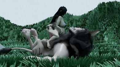 Howl-ing for More: Girl Gets Gangbanged by Lycanthropes (Silent Trial)