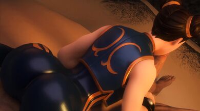 4K Ultra HD Quality - Chun Li Busty Blonde Babe with Big Titties Gets Fucked in Every Hole by a Raging Black Cock