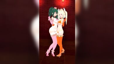 Bakugou's Hot and Steamy Night with Princess Deku