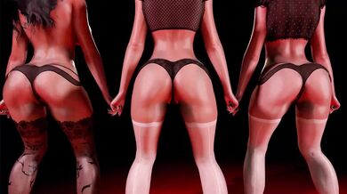 Tailor-Made Threesome: RedApple2's Ass-Shaking Adventure
