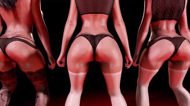 Tailor-Made Threesome: RedApple2's Ass-Shaking Adventure