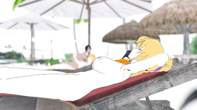 Busty Babe Jessica Gets Fucked on the Beach by Young Stud Jaune