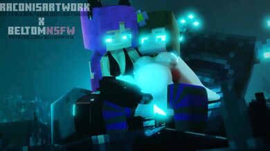 Jenny and the Warden's BDSM Sex Romp in Minecraft (beltonNSFW)