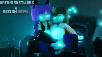 Jenny and the Warden's BDSM Sex Romp in Minecraft (beltonNSFW)