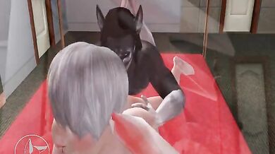 Horny Wolf Fucks Bunny Boy's Ass (M/M)