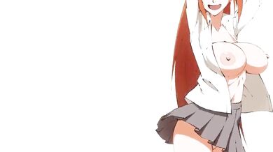 Sexy Milk Maid Orihime's Bouncy Udders in Action at 60fps