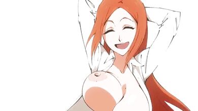 Sexy Milk Maid Orihime's Bouncy Udders in Action at 60fps