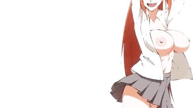 Sexy Milk Maid Orihime's Bouncy Udders in Action at 60fps