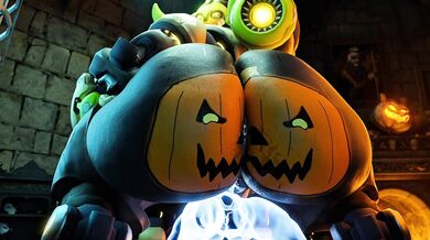 Sexy Sorceress Orisa's Juicy Pumpkin Fuck Fest