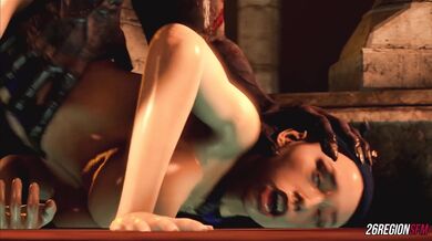 Knockout Kitsune vs. Mighty Minotaur: A Sensual Smackdown in 26 Regions of SFM Pleasure!