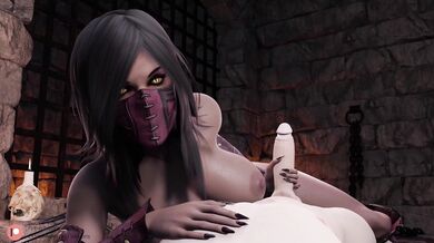 Mileena's Hot Oil Handjob