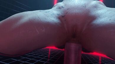 Gifdoozer - Lara's anal pounding machine