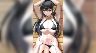 Missionary Fuck Fest at the Beach with X-Ray Vision 【Eat Her Out】