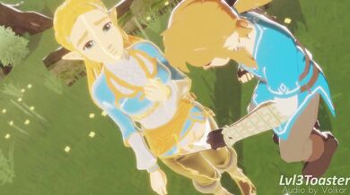 The Legend of Zelda: The Sexy Adventure of Fucking a Busty Princess in a Frozen State [HornyGamer69]
