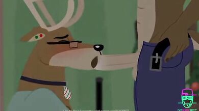 Naughty Reindeer Gets Pounded on New Year's Eve