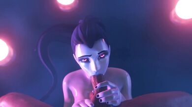 Jizzing on the Widowmaker's Cock [Darellak's Blowjob 3]