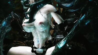 Beautiful Skyrim Witch summons Sexy Demon for Erotic Encounter