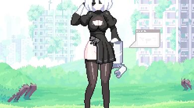 Watch 2B's Pixelated Adventures!
