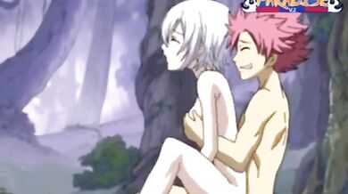 Natsu and Lisanna's Outdoor Fuck Fest