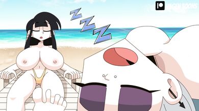 Audrey's Sunbathing Adventures in 4K [Hagen Toons]