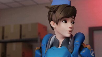 Blonde Bombshells Tracer, Widowmaker and Medic Mercy Get Down and Dirty in Steamy Threesome Action!