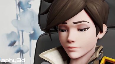 Blonde Bombshells Tracer, Widowmaker and Medic Mercy Get Down and Dirty in Steamy Threesome Action!