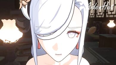 Aiden's Wet Adventure with Shenhe [Hentai Porn]