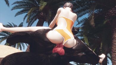 Tracer and Werewolf [Rekin3D]: The story of a female cyborg hunter, Tracer, who must stop the rampage of a powerful werewolf named Rekin before he destroys everything in his path.