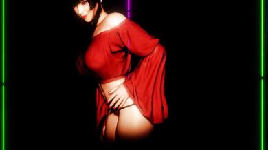 Cumming Hard for Tengu's Sax Beats and Vibrant A-cups!