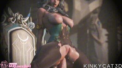 The New Hentai Porn Video: Anal Destruction with Qiyana's Tight Asshole