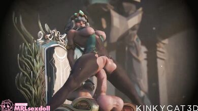 The New Hentai Porn Video: Anal Destruction with Qiyana's Tight Asshole