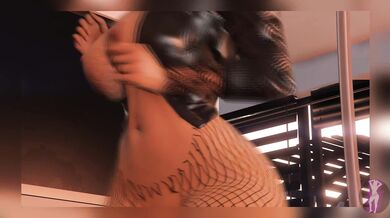 Hot and Naughty Cop Ella's Sexy Stripper Adventure in GTA V