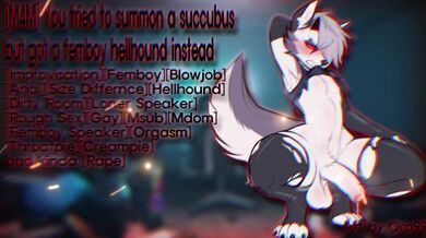 Femboy Hellhound Takes Your Soul: A Summoning Gone Wrong