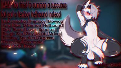 Femboy Hellhound Takes Your Soul: A Summoning Gone Wrong