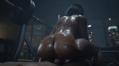 Pharah's Sweaty Gym Session [NSFW]