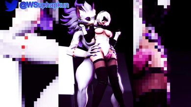 Steel Fist Mizuki: 2B's Anal Destruction