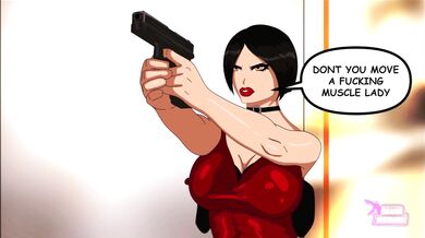 Lesbian Double Penetration with Futanari Lady D and Ada Wong