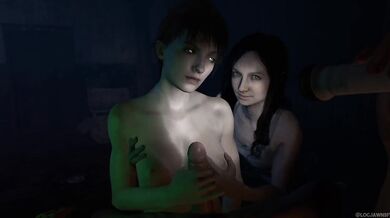 Zoe's and Mia's Slutty Handjobs in Resident Evil 7
