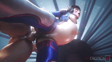 Stretched and Pounded: D.va's Anal Adventures While Preggo [NSFW]